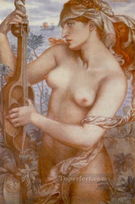 Ligeia Siren Pre Raphaelite Brotherhood Dante Gabriel Rossetti Oil Paintings